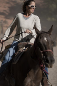 Anne Breault on Horseback