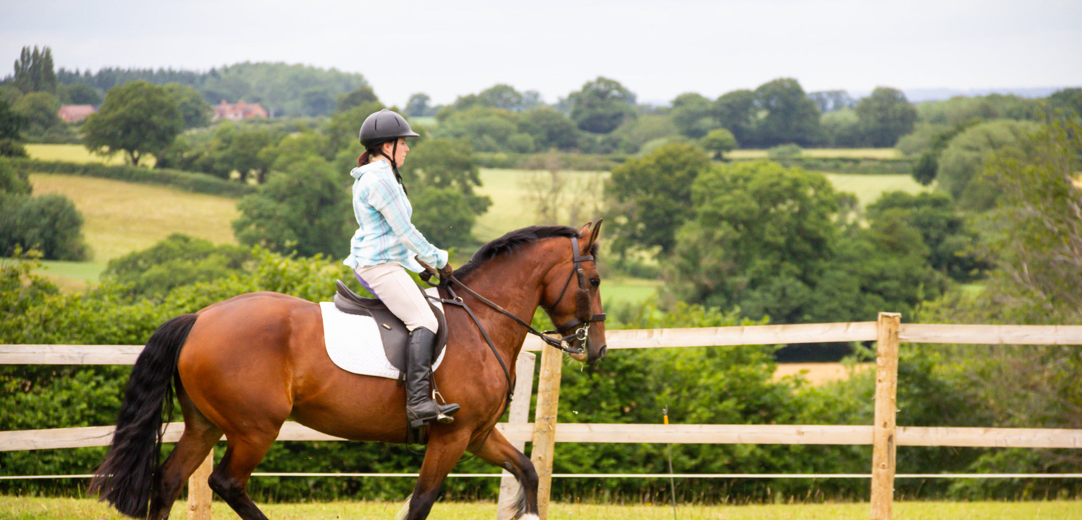 Kimberly riding horse